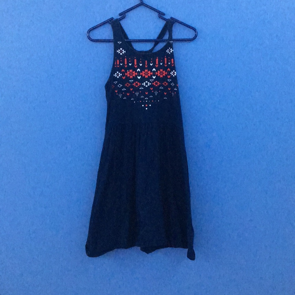 dress with white and red designing